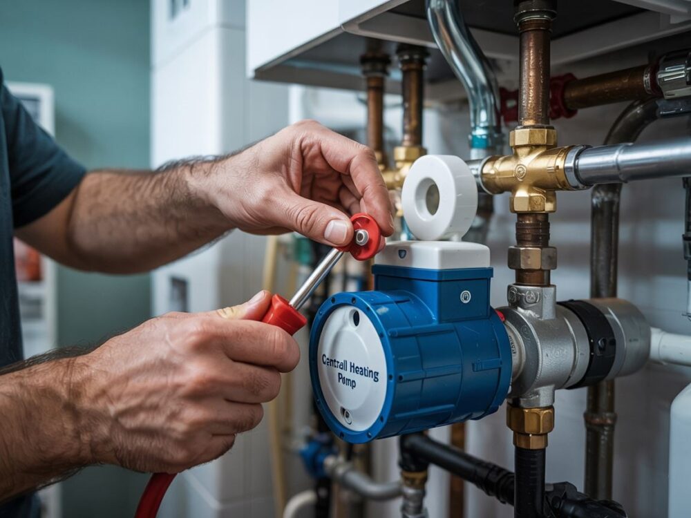 Odpowietrzanie pompy CO