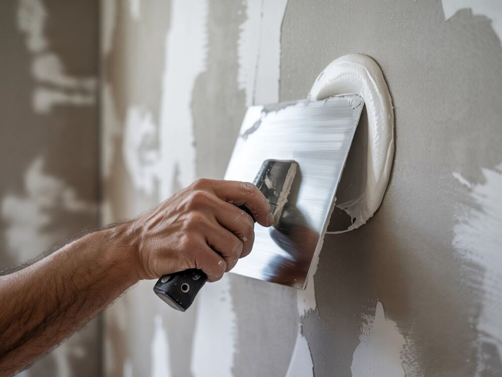 aplikacja gładzi szpachlowej