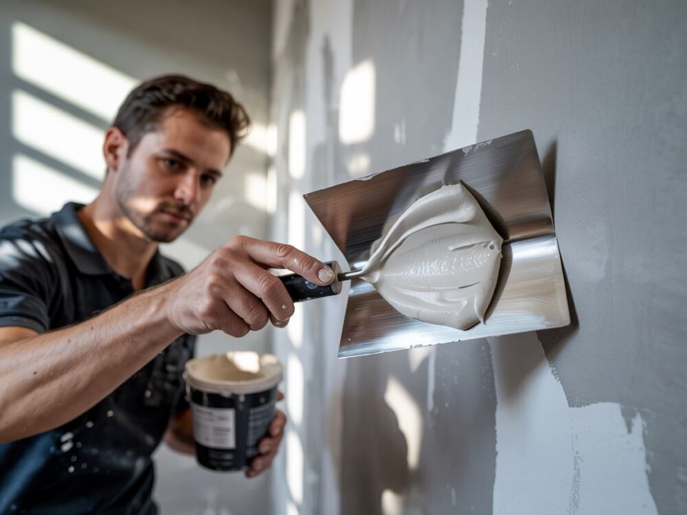 aplikacja masy szpachlowej