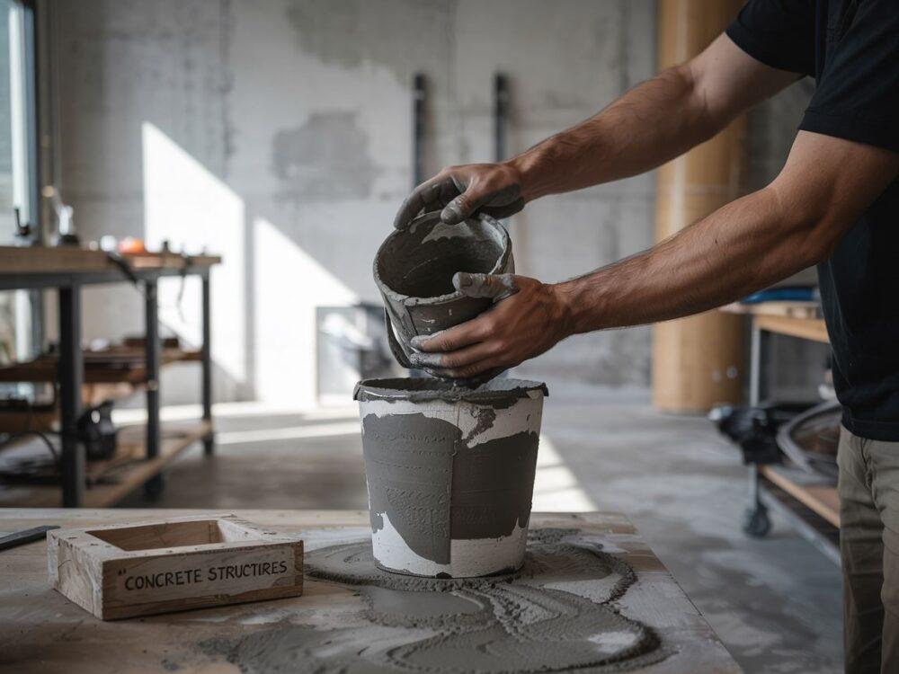 beton architektoniczny w formie