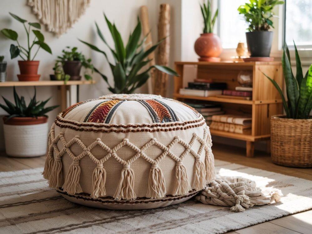 boho pufa