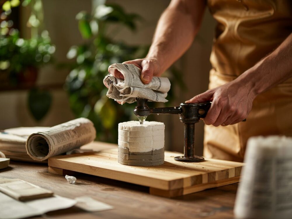 brykiet z makulatury