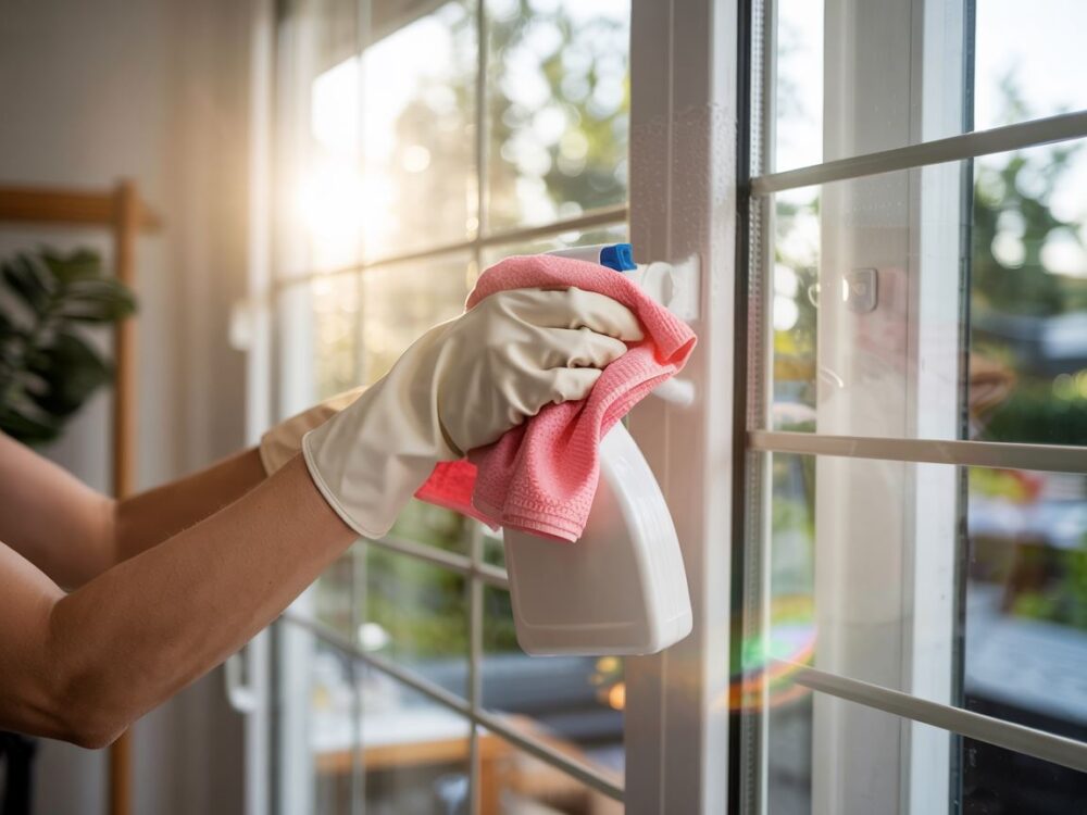 czyszczenie ram okiennych