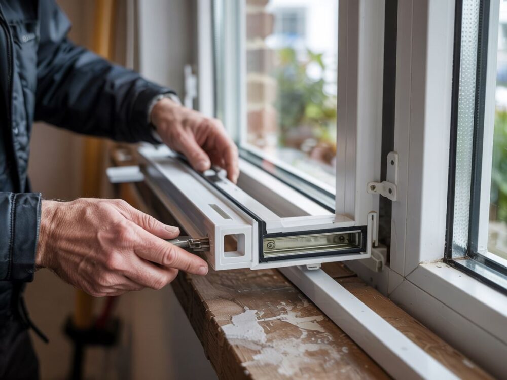 demontaż okna plastikowego