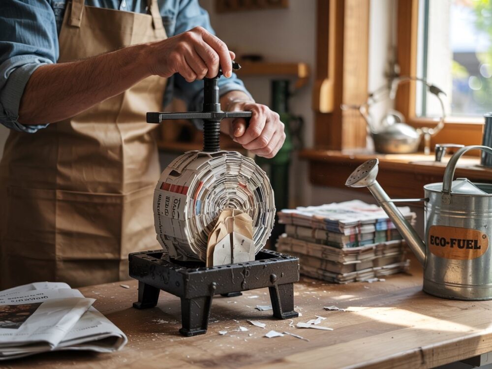 domowa produkcja brykietu