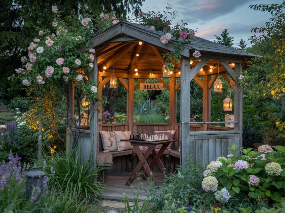 girlandy świetlne ogród