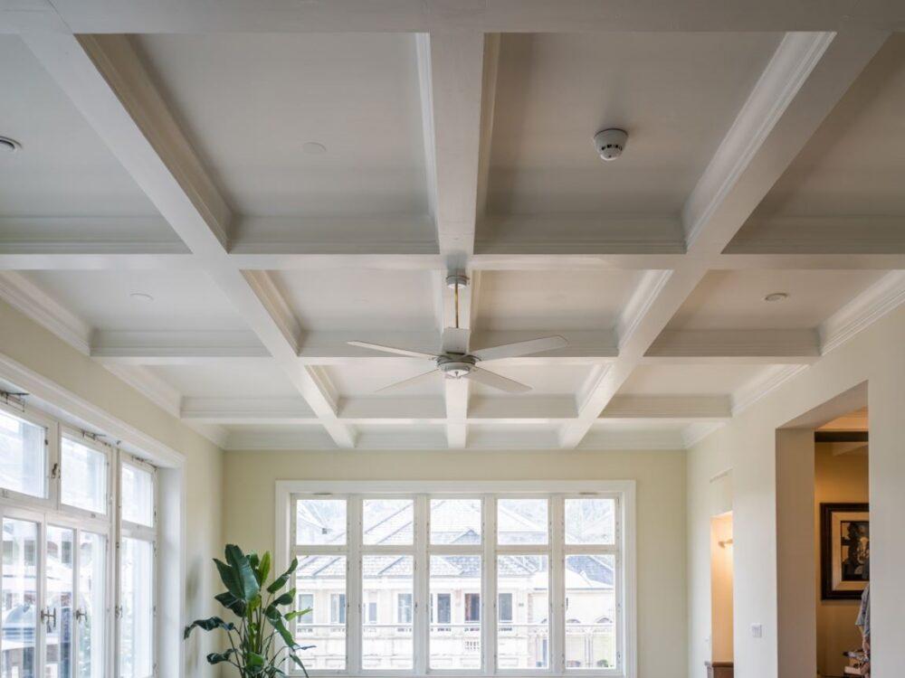 idealnie pomalowany sufit