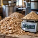 industrial sawdust storage