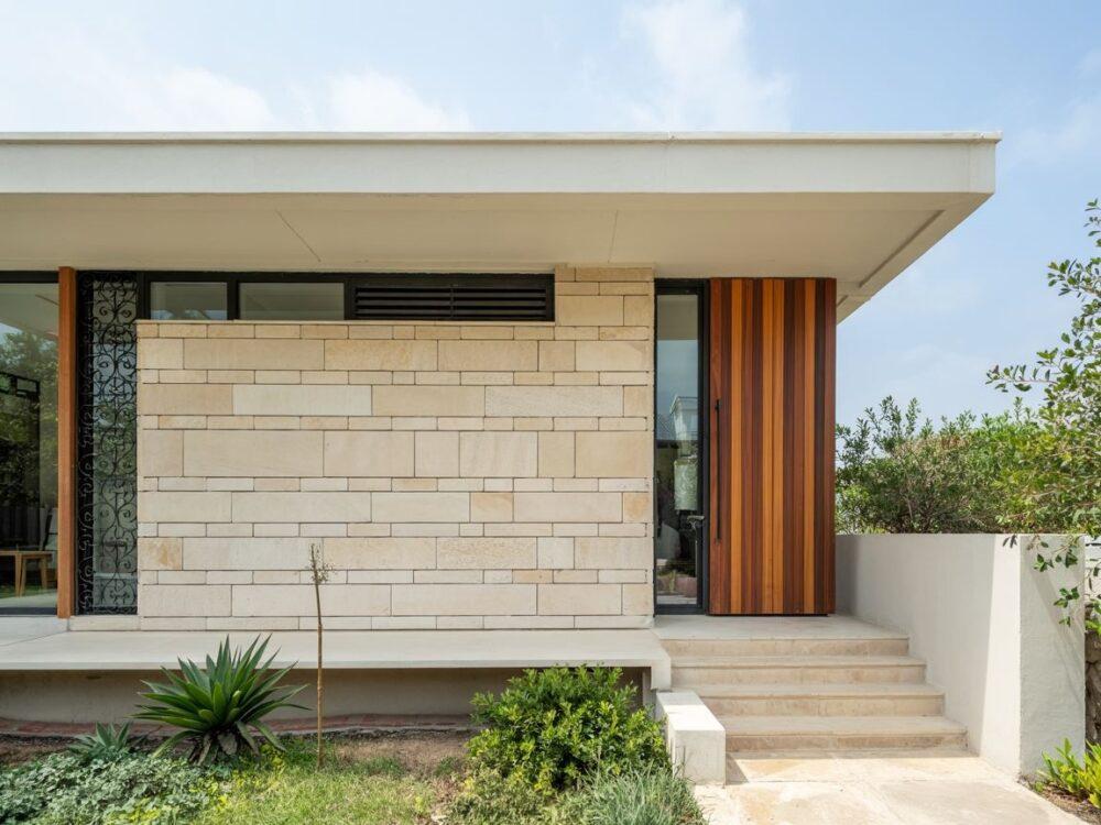 kamienne panele na ścianie