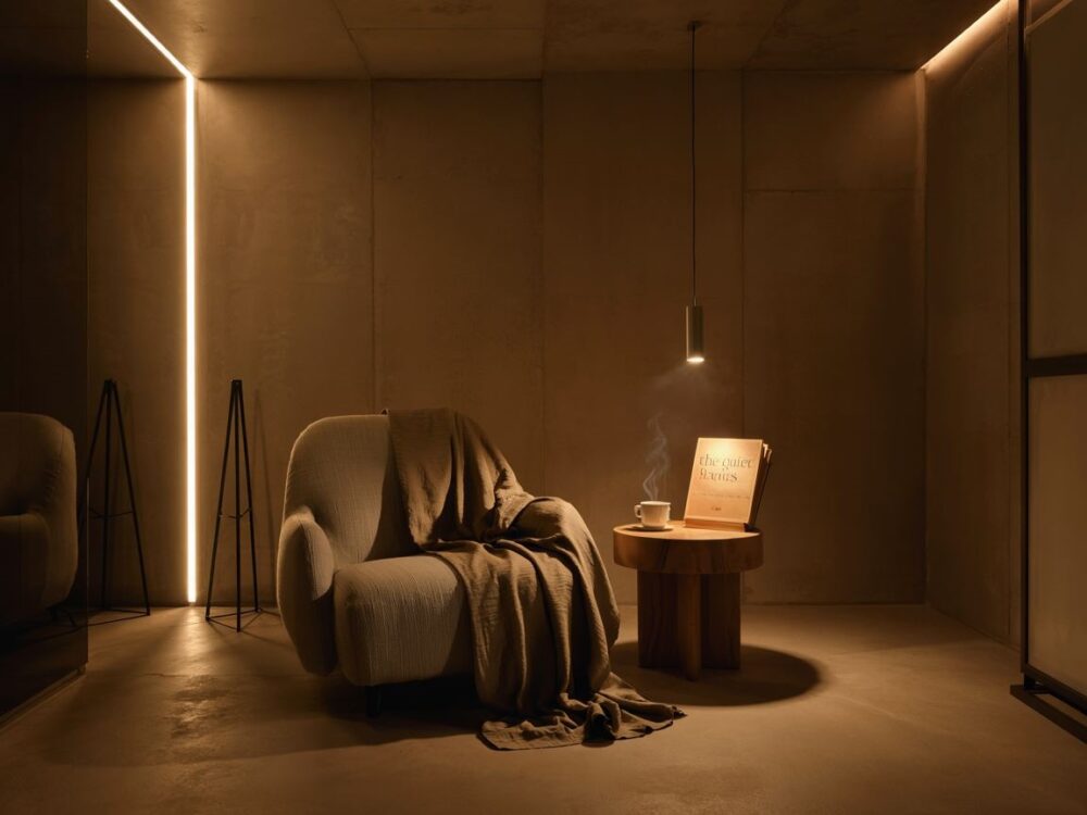 kinkiety na ścianie