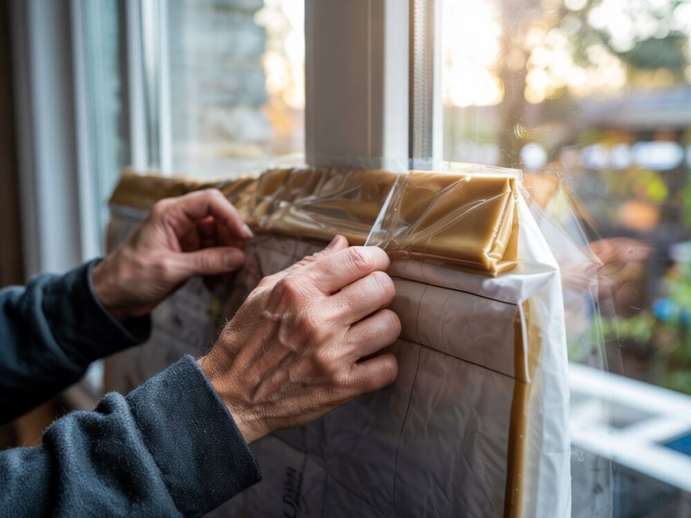 koc termiczny na oknie