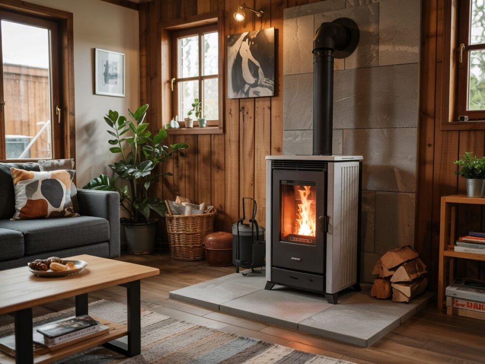 komin do pieca na pellet