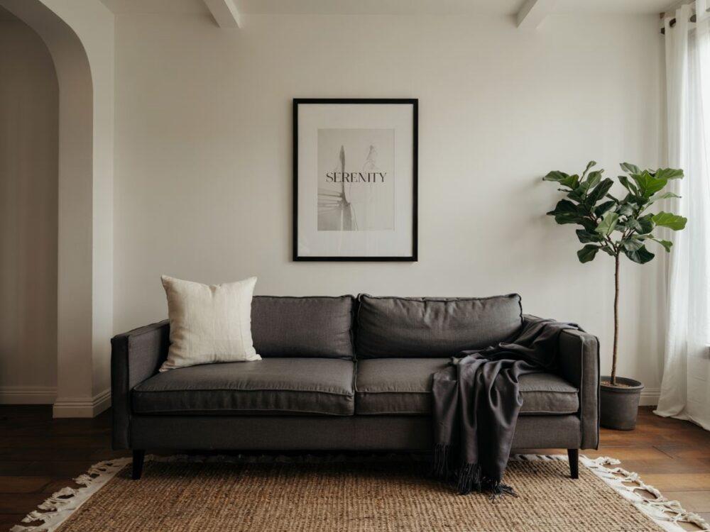 kontrastowe wnętrze