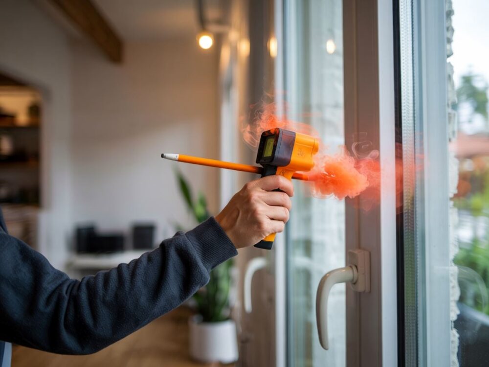 kontrola szczelności okna