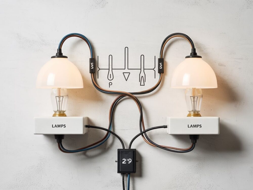 lampy w układzie szeregowym