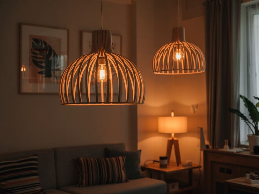 lampy wiszące salon