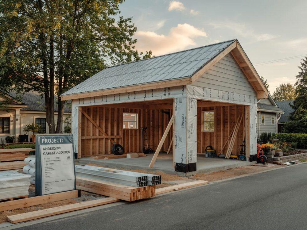 materiały budowlane garaż