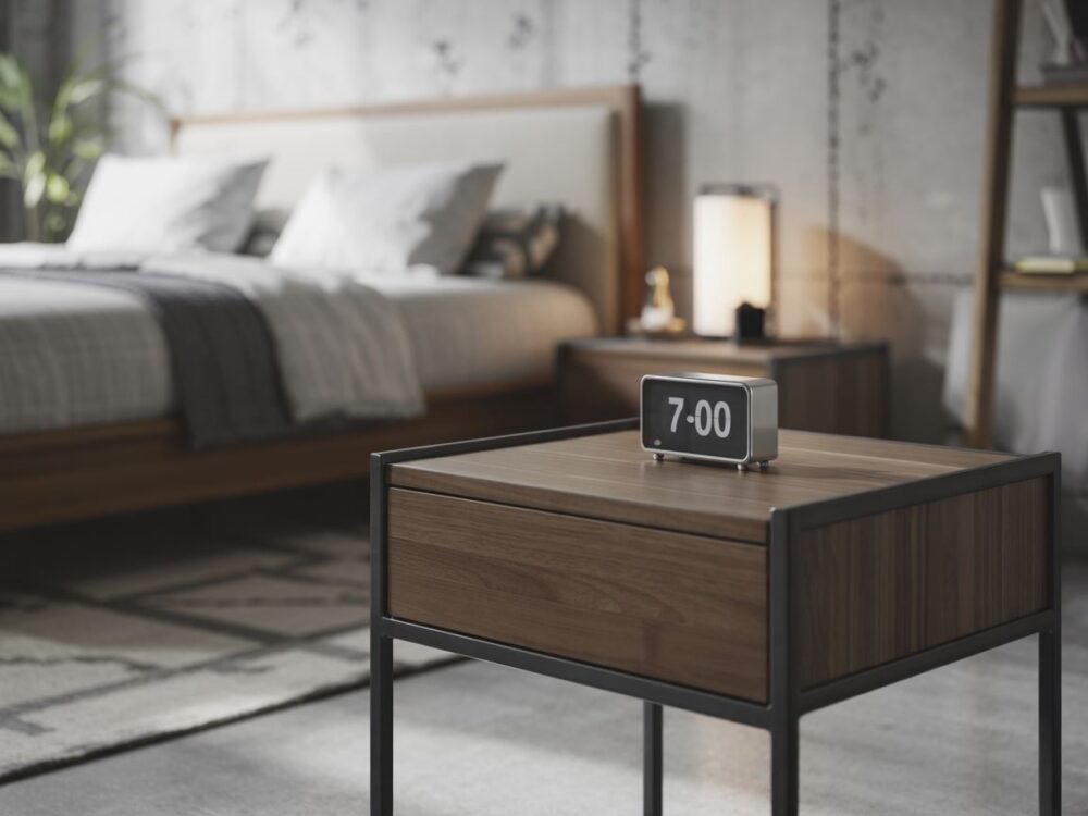 mebel loftowy do sypialni