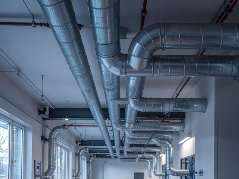 metalowe przewody wentylacyjne