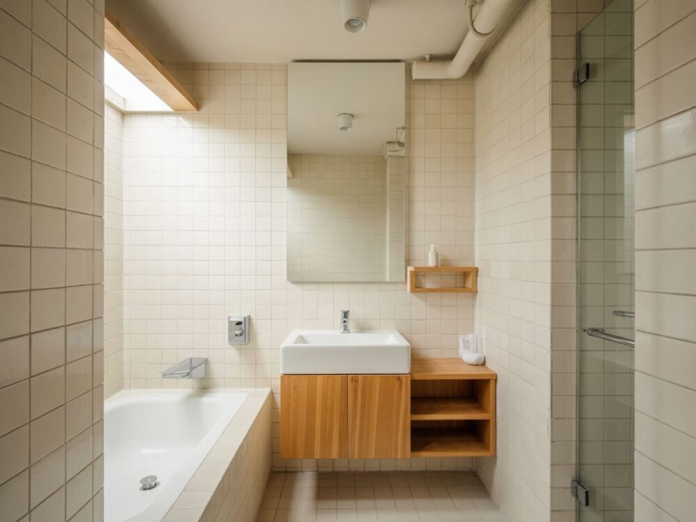 minimalistyczna łazienka