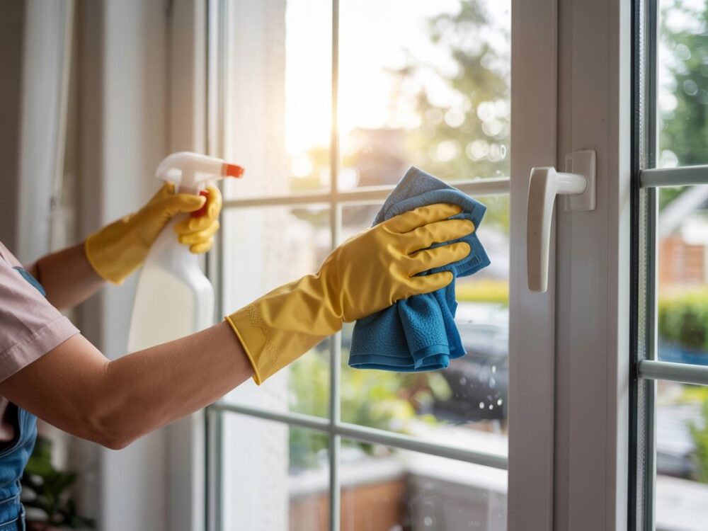 mycie plastikowych ram