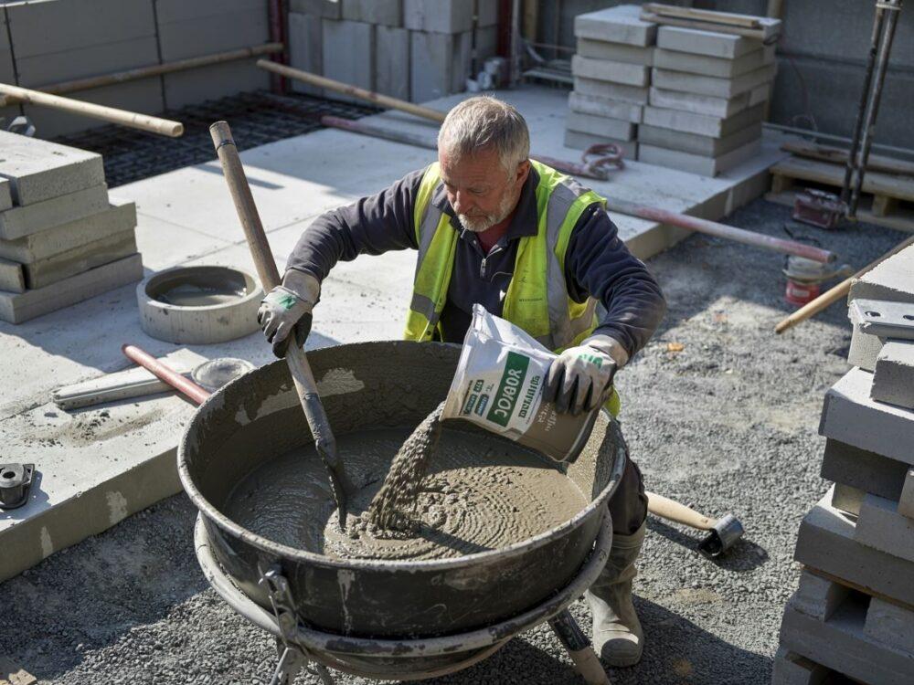 narzędzia budowlane beton