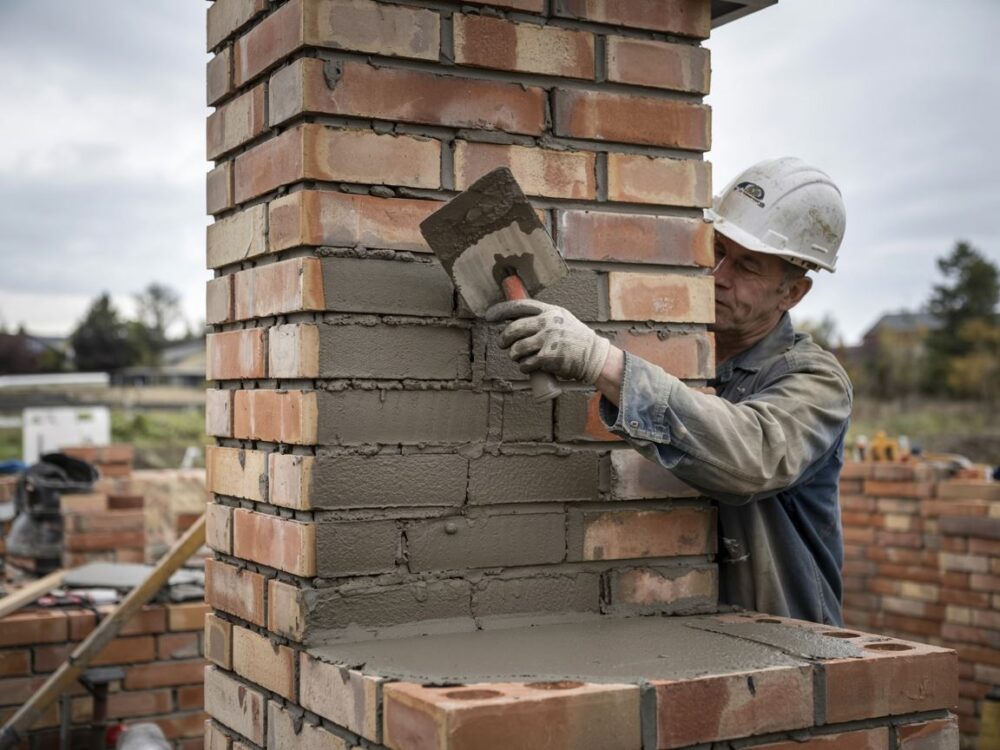 narzędzia do tynkowania komina