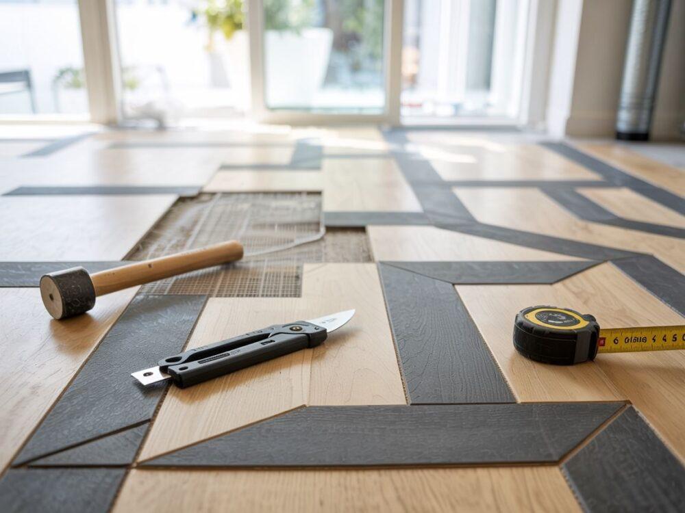 narzędzia do układania paneli