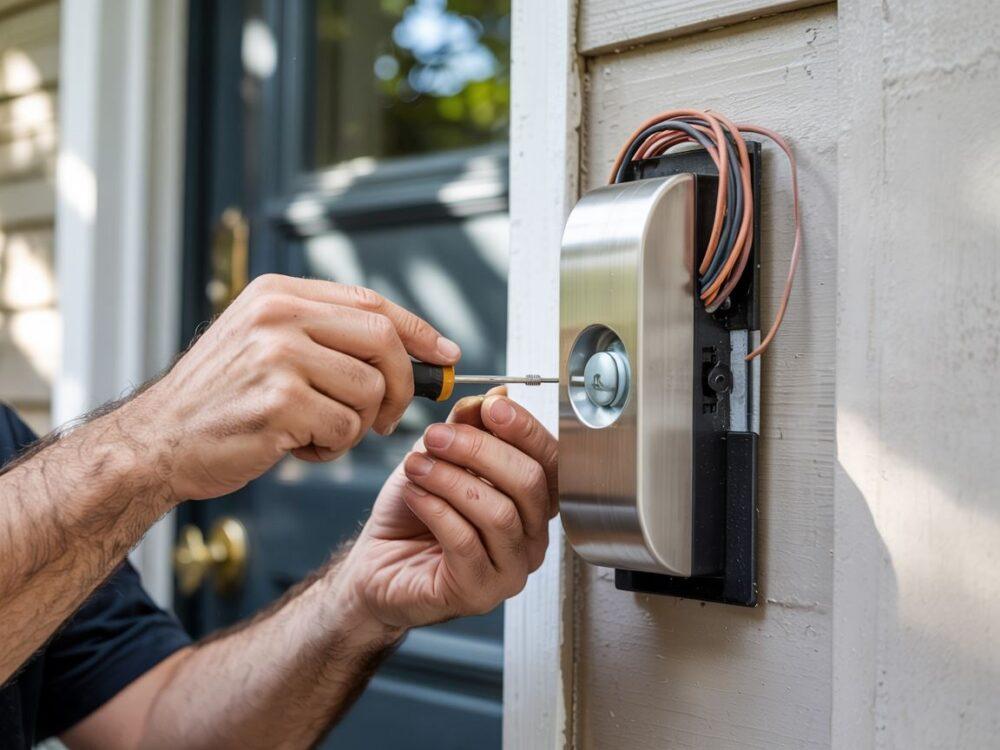 narzędzia przy drzwiach