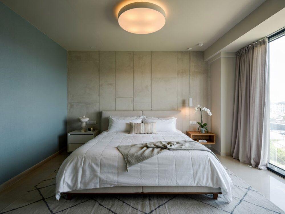 nowoczesna lampa do sypialni