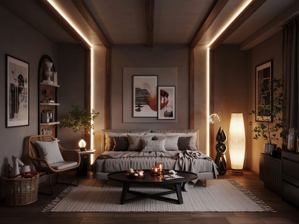 nowoczesne lampy stojące