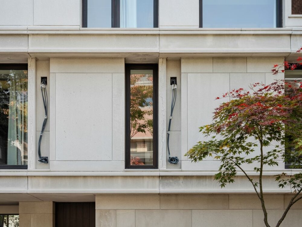 nowoczesny dom schowane przewody