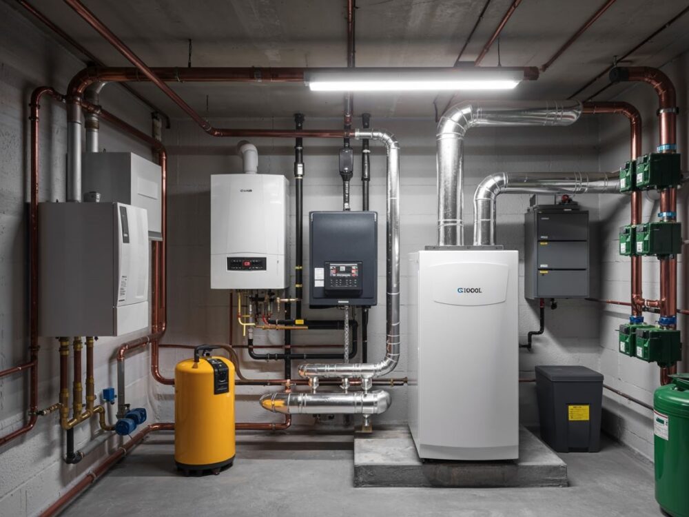 nowoczesny piec gazowy