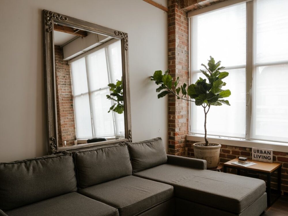 nowoczesny salon loft