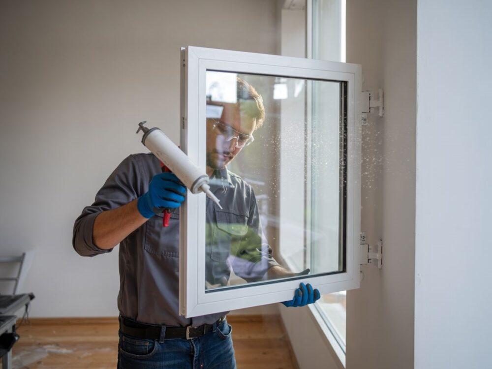 okno plastikowe demontaż