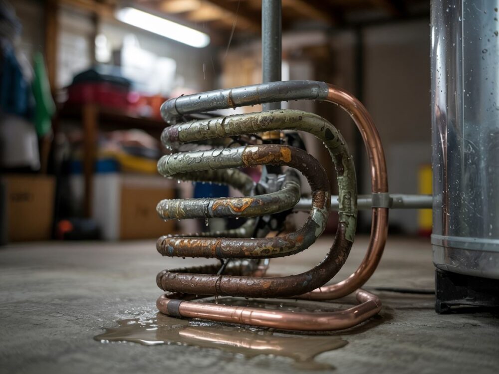 osady na wężownicy