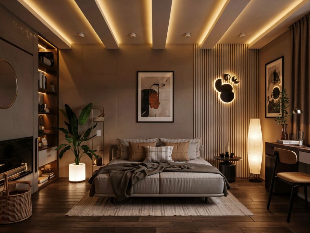 oświetlenie LED w pokoju