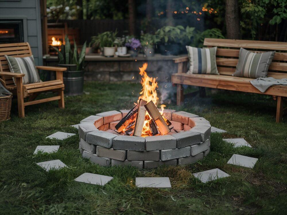 palenisko z kostki brukowej