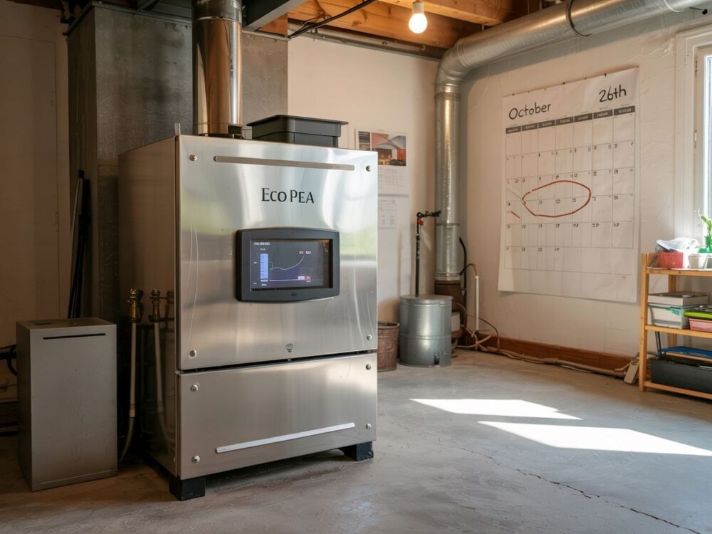 panel sterowania pieca