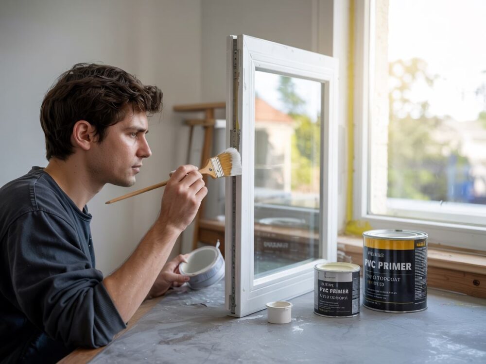 pędzel i farba do plastiku