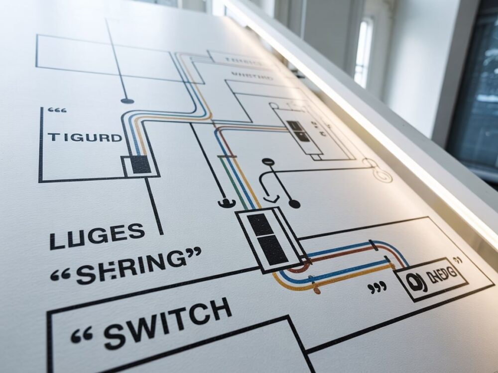 podłączenie lamp LED schody