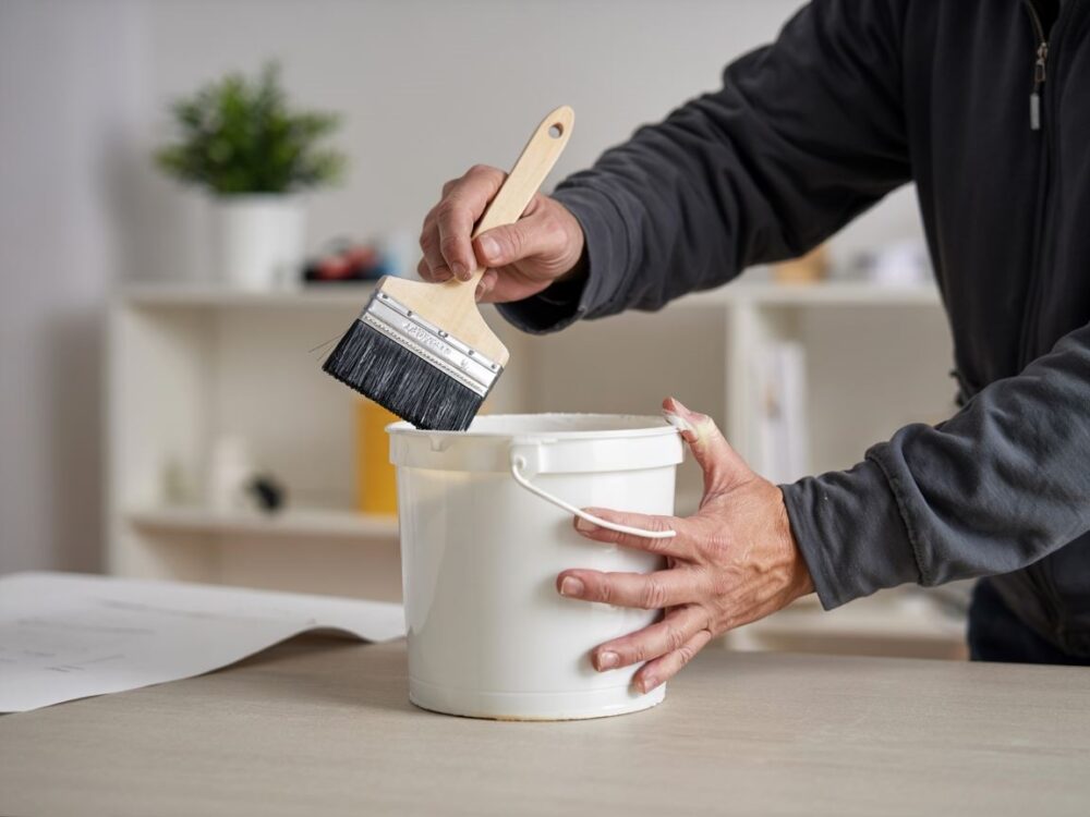 przygotowanie kleju do tapet