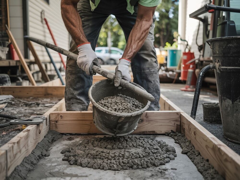 przygotowanie mieszanki betonowej
