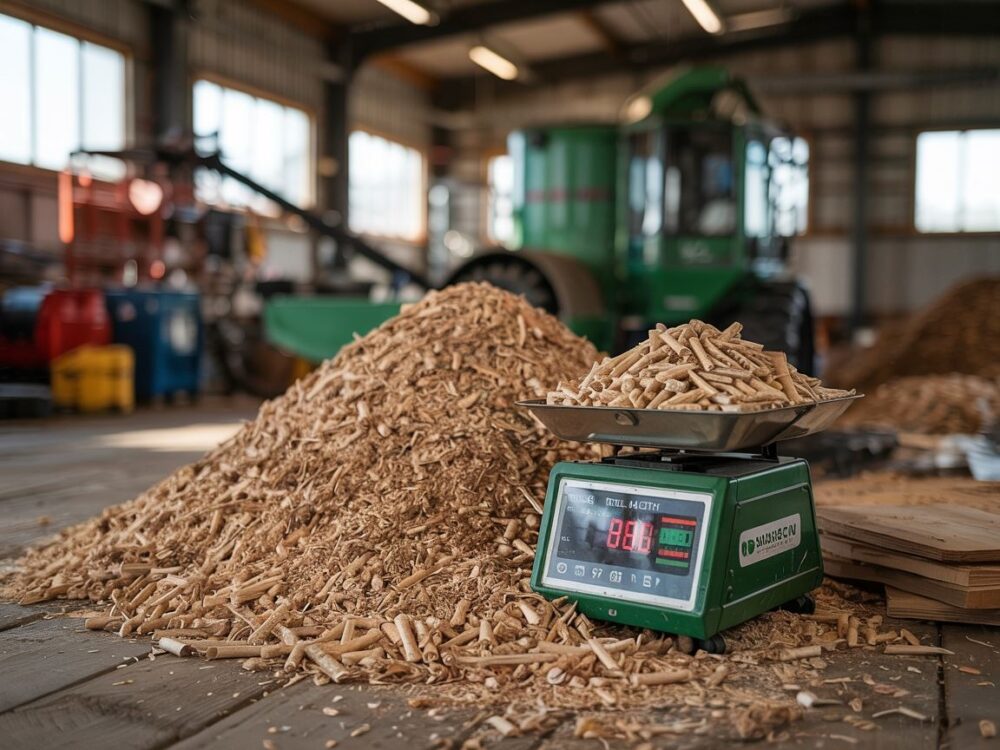 sawdust pile measurement