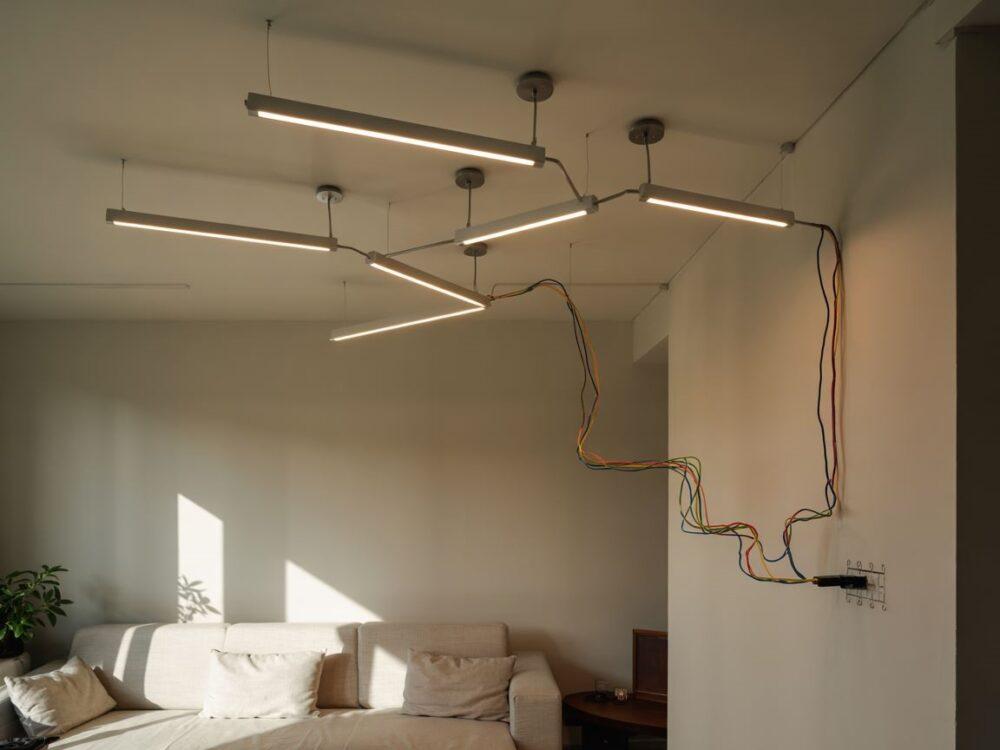 schemat instalacji lamp