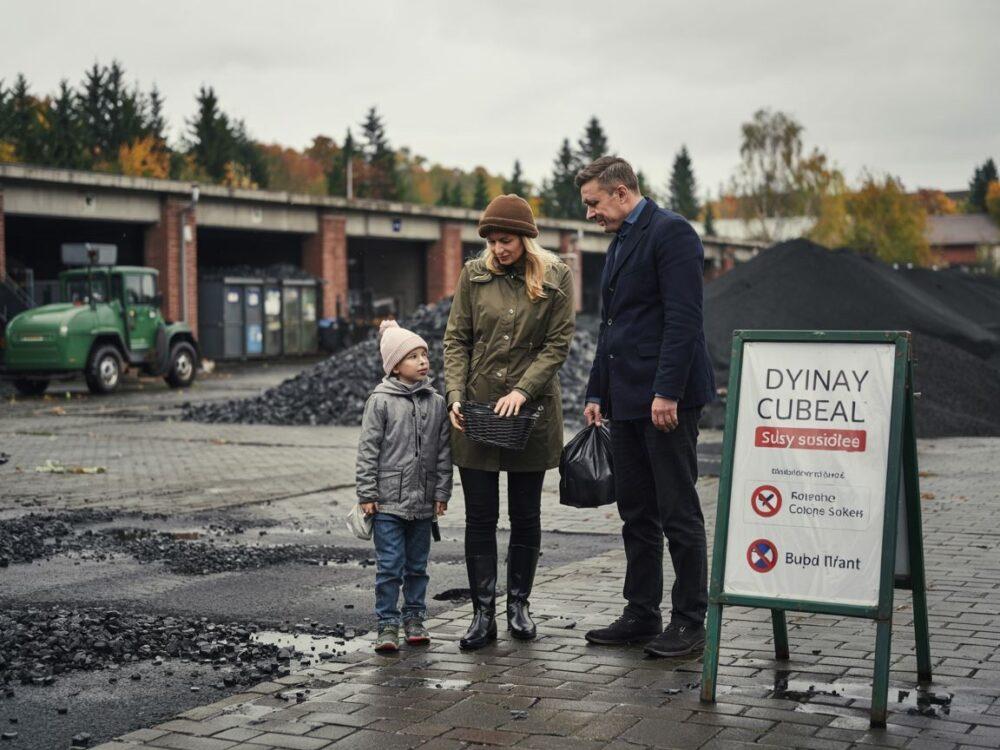skład węgla jesienią