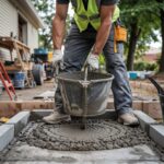 suchy beton pod krawężniki