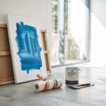 świeżo pomalowany pokój