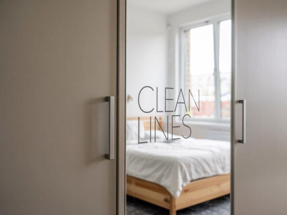 szafa z lustrzanym frontem