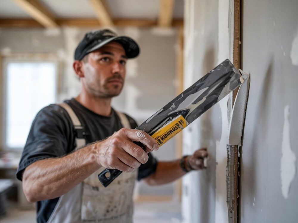 szpachlowanie płyt gipsowych